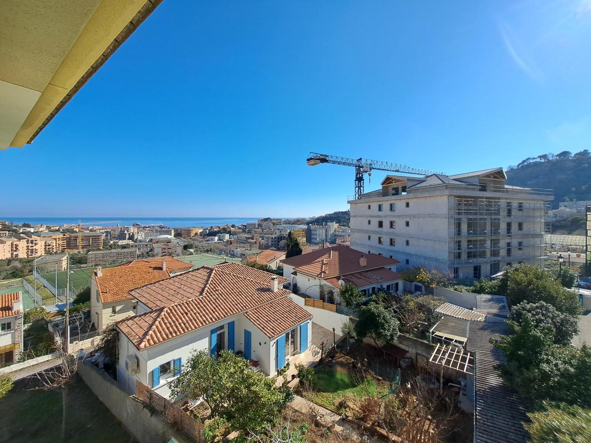 Grand T2 Proche Centre Ville, Vue Mer Et Montagne Bastia  Kültér fotó