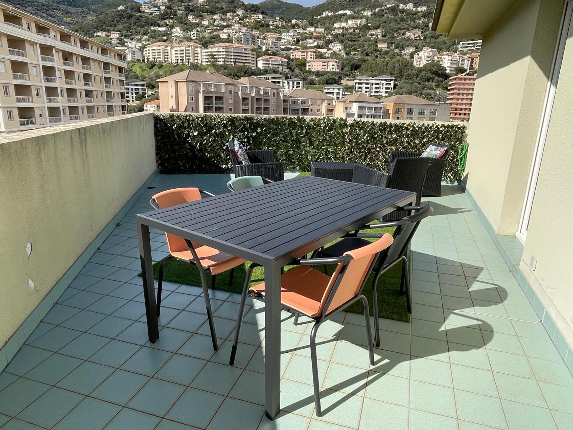 Grand T2 Proche Centre Ville, Vue Mer Et Montagne Bastia  Kültér fotó